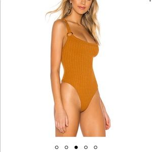 Coronado Bodysuit in Burnt Orange